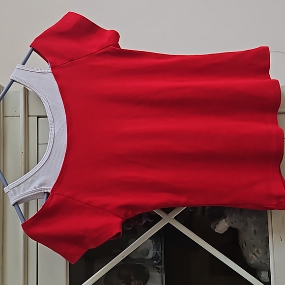 Y2K Vintage Ragdoll Cold Shoulder Top - Picture 3 of 5